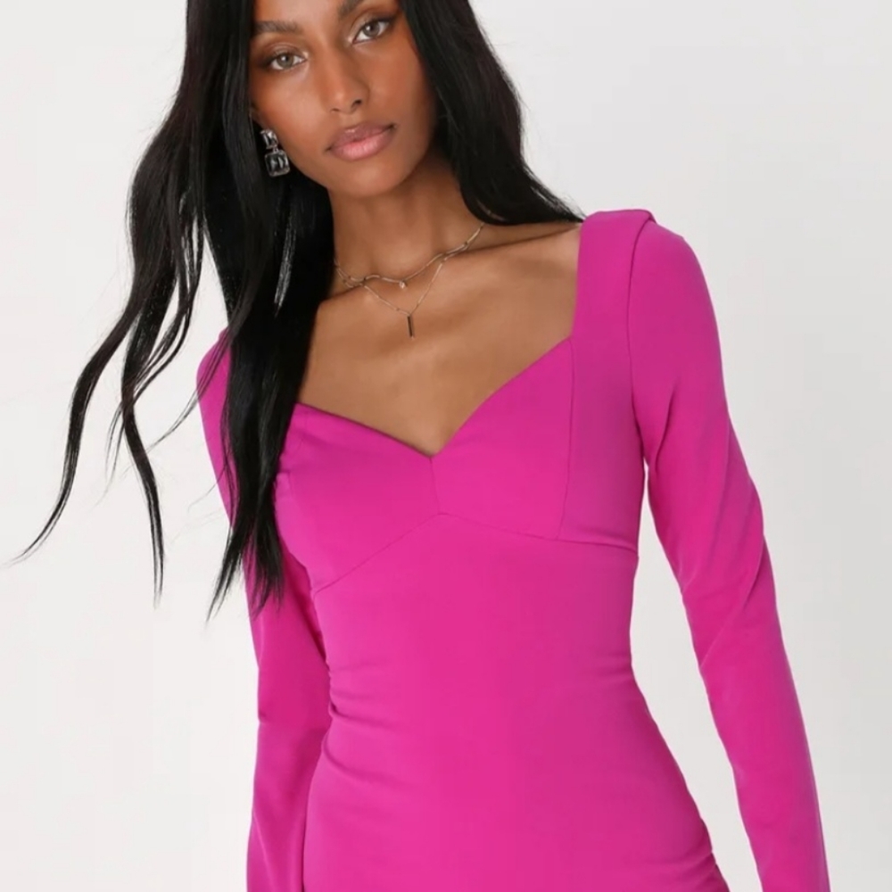 Pink bodycom dress